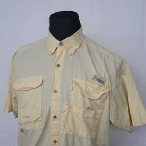 Columbia PFG S/S Cotton Button Down Shirt Vented